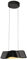 SLV Pendelleuchte Wave Pendant, 8,6W LED, 3000 K, inklusiv Rosette, schwarz 147830