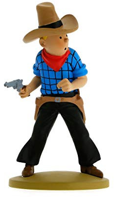 Collection figurine Tintin cowboy 11,5cm Moulinsart 42191 (2015)