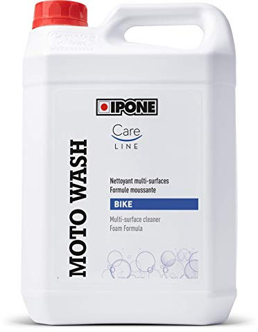 IPONE - Moto Wash - Multi-Oberflächen-Reiniger - Hinterlässt Keine Spuren - Entfernt alle Arten von Schmutz - 5L