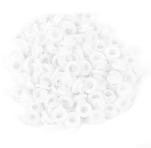 100 Unids Transistor Arandela Ligero Aislante Plástico Espaciador Bujes Arandelas Tubos de Potencia Diodos Transistores Accesorios(TW-3100pcs)