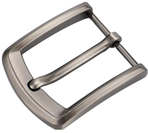 McFanBe 38-40 mm (1,5 Zoll) Gürtelschnalle Einzackige quadratische Ersatzschnalle für Männer Frauen Gürtel (Grau08)