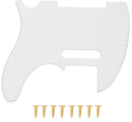 Guitar Pickguard 8 Holes Transparent Guitar Pickguard with Screws Anti-Scratch Guard Plate for Telecaster TL Style Electric Guitar