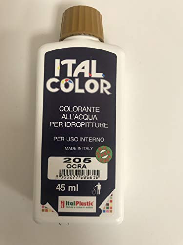 Colorante Universale all'acqua per Pittura Lavabile Idropittura ml 45 IPIV Col OCRA