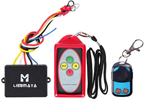 LIEBMAYA Set 2 Telecomando Wireless Per Verricello Camion Jeep Senza Fili Ottima JEEP ATV 12V impermeabile