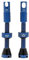 Peaty's X Chris King MK2 Tubeless Ventil Presta - Integrierter Speichenschlüssel & Ventilkernentfernungskappen, Mountainbike, Rennrad Fahrrad Reifen, Kompatibel einfügen, 7075 Aluminium - 42mm Marine