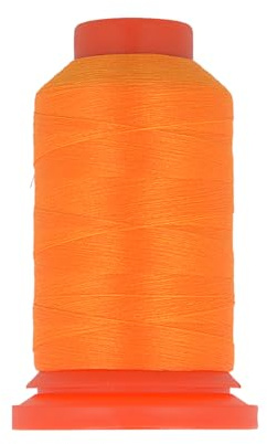 MDC Garn aus Schaumstoff, Polyester, 1000 m, hergestellt in Frankreich, für Overlockmaschine, Orange