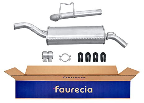 HELLA 8LD 366 033-831 Endschalldämpfer - Easy2Fit® Kit - hinten - zweiteilig - Set mit Anbauteilen - für u.a. RENAULT CLIO II