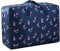Bolsa de Almacenamiento Impermeable, 100L Bolsa de Almacenamiento Grande con Asa, Cremalleras para Moverse, Viajar, Acampar, Herramientas de Jardinería, Almacenamiento de Decoraciones Navideña, Azul
