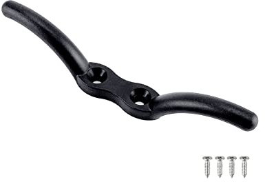 Edelstahl Boot Klampen Festmacherklampe Belegklampe, MoreChioce 113mm Fahnenmast Seil Hefthaken Seilklemme Haken Festmacherklampe Seilklemmenhaken Klampen für Boot Yachten Vorhänge Sonnenschutz