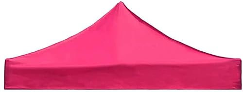 DACUN Hohe Qualität 10'X10 'Ersatz Baldachin Top wasserdichte Pavillon-Top-Ersatz UV-Blockierschattenkabine for den Außenvilla-Innenhof (Color : Pink)
