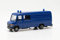 Herpa Modellbausatz Auto Mercedes-Benz Vario lang, Minikit originalgetreu im Maßstab 1:87, Auto Modell für Diorama, Modellauto Sammlerstück, Deko Automodelle aus Kunststoff, Farbe: blau