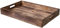 Kistenkolli Altes Land Bandeja de madera para servir, 60 x 40 x 8 cm, bandeja decorativa, bandeja de presentación, bandeja de servir, bandeja para cama (flameada)