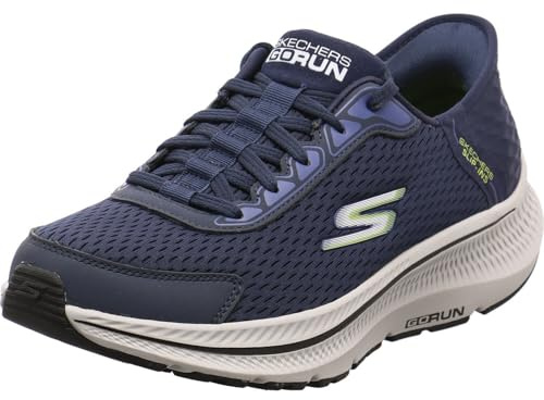Skechers Hands Free Slip-Ins Go Run Consistent 2.0 Empowered Herrensneaker, Marineblau, 41 EU