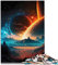 Puzzles für Erwachsene: Stellar Plateau Universe, Puzzles für Erwachsene, 1000 Holzpuzzles für Erwachsene und Kinder, Heim-Lernspiele, DIY-Spielzeug, Größe: 50x75 cm