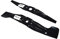 perfektGarten 2 x 53 cm 42 inch lawnmower blade set compatible with HONDA HRN536CVKEA (HRN 536 CVKEA).