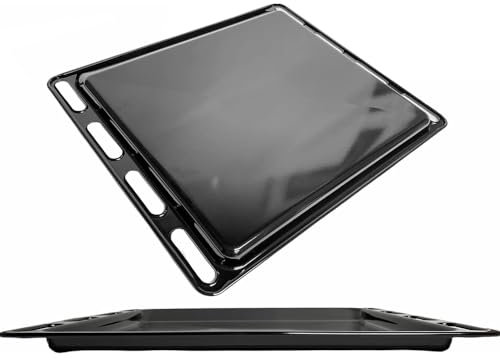 JCSPARES® - Teglia Smaltata Leccarda Ripiano 450 x 385 x 20 mm Per Forno Cucina Compatibile Con Franke