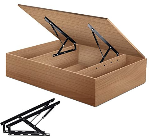 MöBel Gasdruckfeder,Hebemechanismus FüR Schwere BettkäSten,Pneumatische Bett Hebemechanismus,Hydraulische Stützstange für Tatami-Bett,Betthebescharnier,Hubhydraulikstange des Doppelbettrahmens