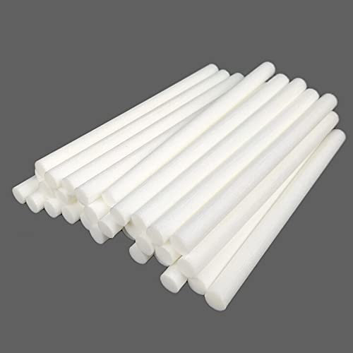 Lahviuu Luftbefeuchter Sticks,30 Stück Baumwollfilter Nachfüllstäbchen Luftbefeuchter Baumwolle Sticks Nachfüllung Filter Ersatz Dochte,für Tragbare Persönliche USB Schlafzimmer Humidifier,8 * 150mm