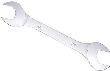 CoCud Llave de Boca Abierta Delgada, Métrica 24mm x 27mm, Llave Delgada de Doble Extremo - (Aplicaciones: para Tuercas Delgadas, Espacios Estrechos), 1 Pieza