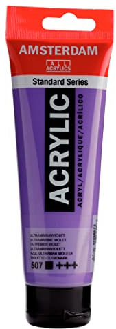AMSTERDAM Talens peinture acrylique 120 ml peinture dessin art Outremer violet