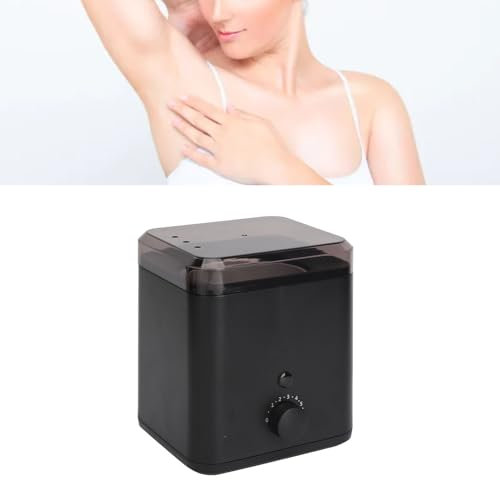 Scaldacera Professionale, Scaldacera Per Depilazione, Macchina Scaldacera Portatile Da Viaggio, Scalda Cera Da Viaggio 200CC Per Perle Di Cera Dura Calore Rapido (Spina europea）