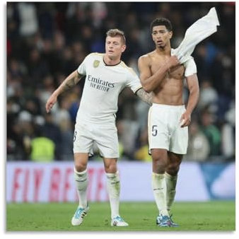 Toni Kroos World Midfield Fußball-Poster, Druck, Fotokunst, Malerei, Leinwand, Poster, Zuhause, moderne Dekoration, Poster, 60 x 60 cm