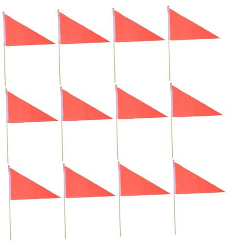 MUSISALY 20pièces Drapeaux De Marquage pour Pelouse Outil Entraînement à Escrime Drapeaux De Cour Jardin De De Marquage