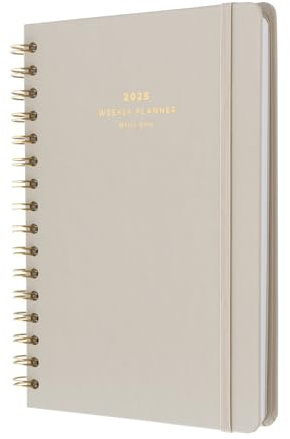 Kokonote Terminplaner 2025 Misty Grey Planer 2025 Terminkalender 2025 Taschenkalender 2025 Klein - Jahreskalender 2025 Buch