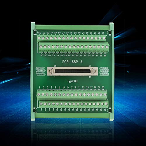 SCSI68 68-poliges DB-Typ, Board mit Buchsenstecker, Terminalmodul mit Kompakter Struktur – -Board-Modul, für SPS, DIN-Schieneninstallation