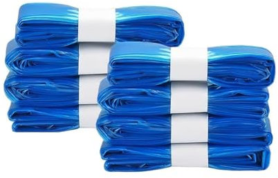8 Pack Nappy Bin Refill Bags, Nappy Bags, 4.5M Smellproof Diaper Pail Refill Bag, Diaper Refill Liner Hold Compatible with Tommee Tippee, Angelcare, Simplee, LitterLocker, Blue