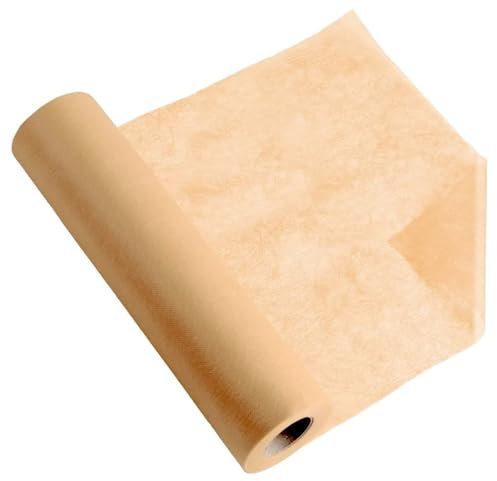Longing Home Tischläufer, Tischband, 0.3 × 50M, Orange, Einweg Vlies Stoffähnlich Tischdecke Rolle, Hochzeit, Geburtstag, Party, Dekoration