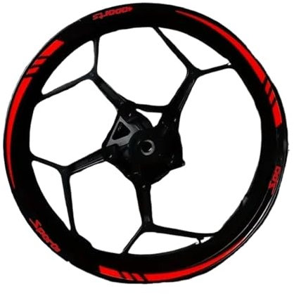 Moto Llantas Cinta Adhesiva Llanta Bicicleta O Motocicleta Calcomanía Reflectante Decoración Ruedas Coche Deportivo 18 A 21 Pulgadas Moto Scooter Pegatinas