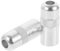 Toyvian 2pcs Aluminum Guitar Pickup Jack Housing Jack Socket Cover for Bass Guitars