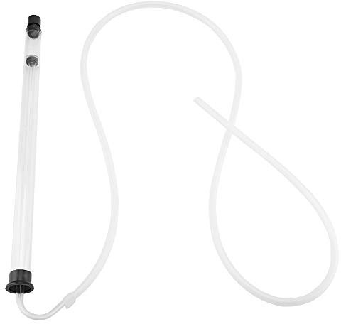 Milltrip Auto Siphon Racking Cane, 35CM Mini Auto Siphon for Beer, Wine, Bucket & Carboy, Plastic Siphon with Tubing, Sediment Freely Transfer for Home Brewing