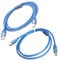 Sopepoyie 2 Pcs USB Data Sync Cable for Arduino UNO Mega, 142mm/4.66FT Long Printer Cable, USB-A to USB-B 2.0 Cable for Printer Data Sync