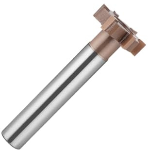 Fresa con ranura en T, 25 mm de diámetro de corte, 2-14 mm de profundidad, punta de carburo, fresa de extremo con ranura de metal for acero y aluminio(Coated 25mmx8Hx12Dx90L)