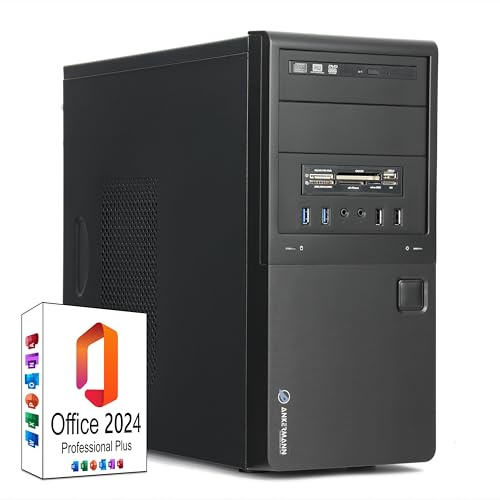 Ankermann Smart Office | Intel Core i7-7700 | 16GB DDR4 | 480GB SSD | Windows 10 | WLAN | MS Office 2024