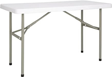 Bolero rechteckiger Klapptisch weiß 122cm