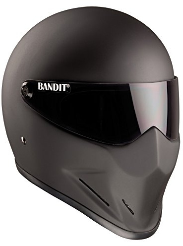 Bandit Helm Crystal für Streetfighter, Sports-Farbe:mattschwarz;Größe:L