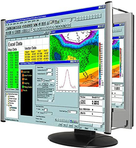 Kantek Maxview MAG22WL LCD-Monitor-Lupenfilter für 21,5 Zoll und 55,9 cm Breitbild-Monitore (diagonal gemessen)