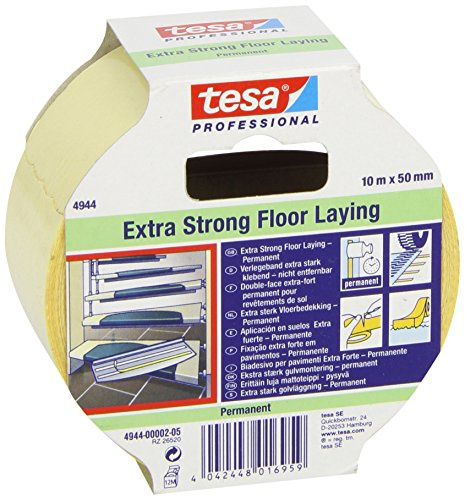 Tesa M80656 Verlegeband, extra stark, 50 mm x 10 Meter