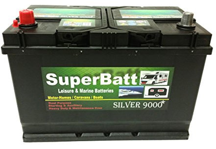 12V 110AH SuperBatt CB110 Deep Cycle Leisure Battery Caravan Motorhome - Mover, Marine Boat