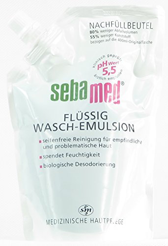 Sebamed Flüssig Waschemulsion Nachfüllbeutel, 400ml (2er Pack)