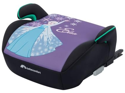 Bebeconfort Disney Gaia i-Fix Sitzerhöhung ISOFIX, Frozen Booster Seat für 6-12 Jahre Jungen und Mädchen, 22-36 kg, 128-150 cm, tragbar, bequem, kompakt, leicht, Fun Frozen