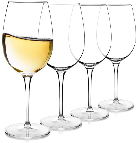 Luigi Bormioli Crescendo Chardonnay-Weingläser, 368 ml, 4 Stück