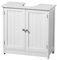 White Under Sink Gloss Bathroom Cabinet/Undersink Unit