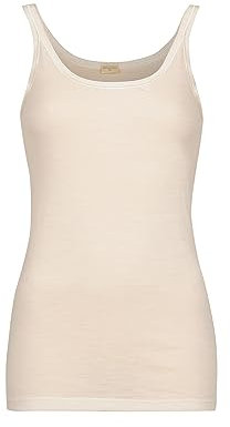 Dilling Merino Trägertop für Damen - aus 100% Bio-Merinowolle Natur 40