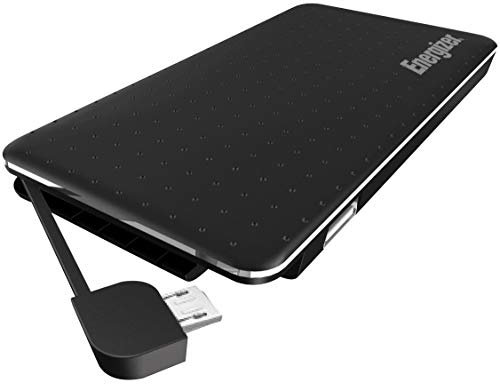 Energizer XP5000M Caricabatteria Portatile Universale da 5000mAh, 4 Luci Led, Per Smartphone/Tablet E Altri Dispositivi Mobili, Nero