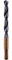 ALPEN 65401700100 Spiralbohrer Sprint Master DIN338RN HSS Schaft ø 12.5 mm/Bohrer ø 17,0 mm, 17 mm
