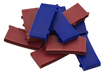 Löwen Segment 10er Set Double/zweifach Löwen Dart 5 rot & 5 blau E213032